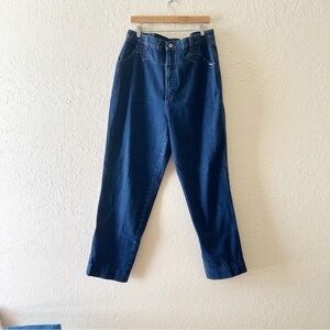 Rockies Dark Wash Bareback Western Style Tapered Leg Jeans
